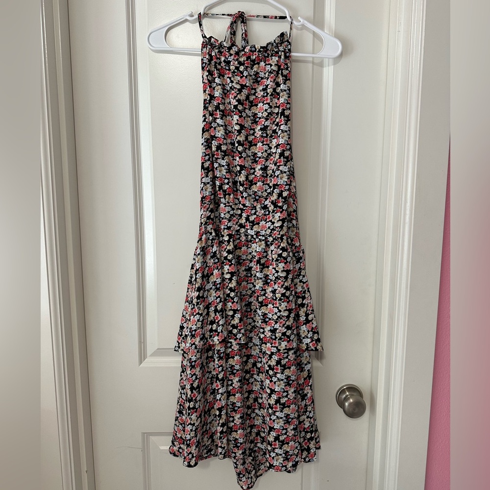 NWT Prettygarden Floral Tiered Dress SZ L